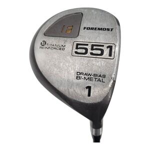 Foremost 551 Titanium Reinforced Draw Bias Bi-Metal Driver RH 45.5" Golf Club